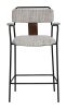Couva Counter Stool (Set of 2) Gray Tweed