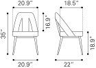 Artus Dining Chair Ivory