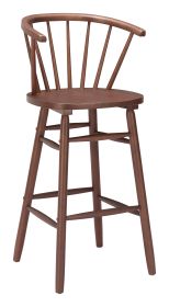 Stenger Barstool (Set of 2) Walnut
