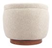 Vinta Swivel Chair Beige
