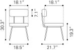 Blanca Dining Chair (Set of 2) Ivory