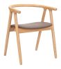 Peker Dining Chair (Set of 2) Brown & Natural