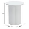 Kogur Side Table White