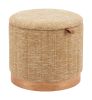 Fije Storage Ottoman Oat Yellow