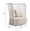 Hudu Accent Chair Beige