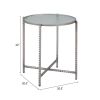 Vetro Side Table Silver