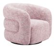 Refine Swivel Chair Pink Tweed