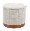 Fije Storage Ottoman Gray