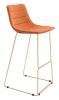 Adele Barstool (Set of 2) Orange & Gold