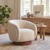 Vinta Swivel Chair Beige