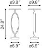 Bonita Accent Table Bronze