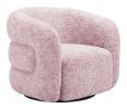 Refine Swivel Chair Pink Tweed