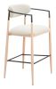 Equinox Barstool Oyster Gray & Natural