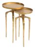 Como Accent Table Set (2-Piece) Antique Gold