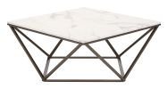 Tintern Coffee Table White & Antique Bronze