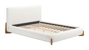 Baris Queen Bed Ivory
