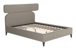 Dusa Queen Bed Olive Brown