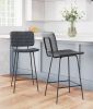 Boston Counter Stool (Set of 2) Vintage Black