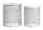 Reden Side Table Set (2-Piece) Silver