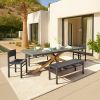 Suan Rectangular Dining Table Gray