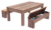 Bonker 3 in 1 Table Brown