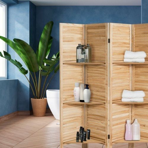 4 Panel Freestanding Folding Hinged Room Divider 4 Panel Freestanding Folding Hinged Room Divider